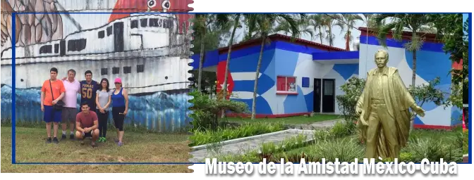 El Museo de la amistad México-Cuba, Guia en Tuxpan